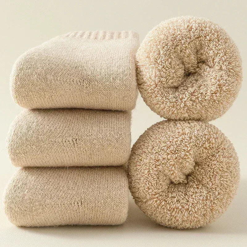 Warme und kuschelige Socken aus Merinowolle (3 Paar)