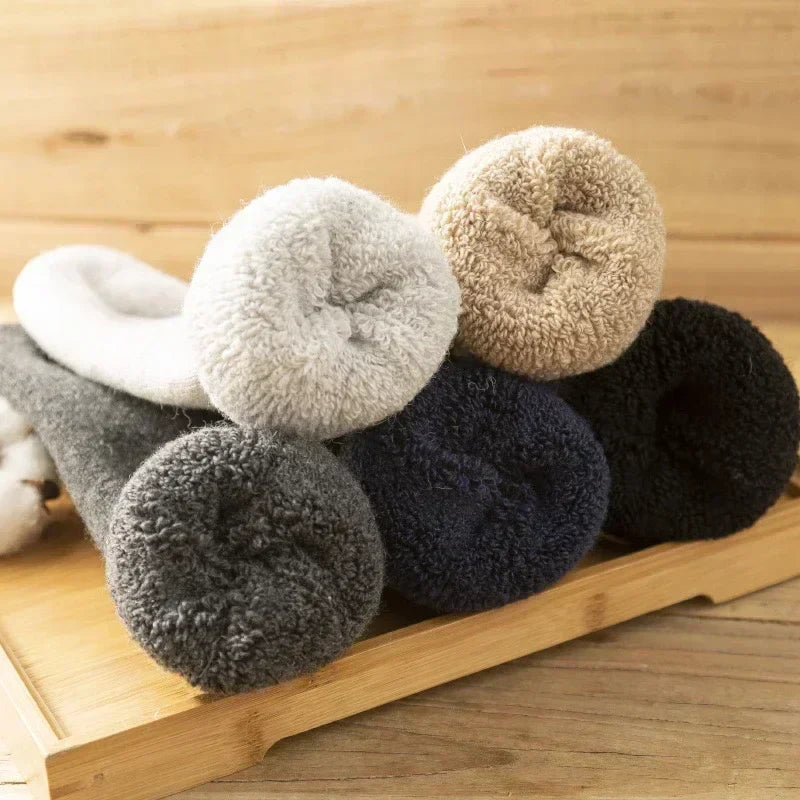 Warme und kuschelige Socken aus Merinowolle (3 Paar)