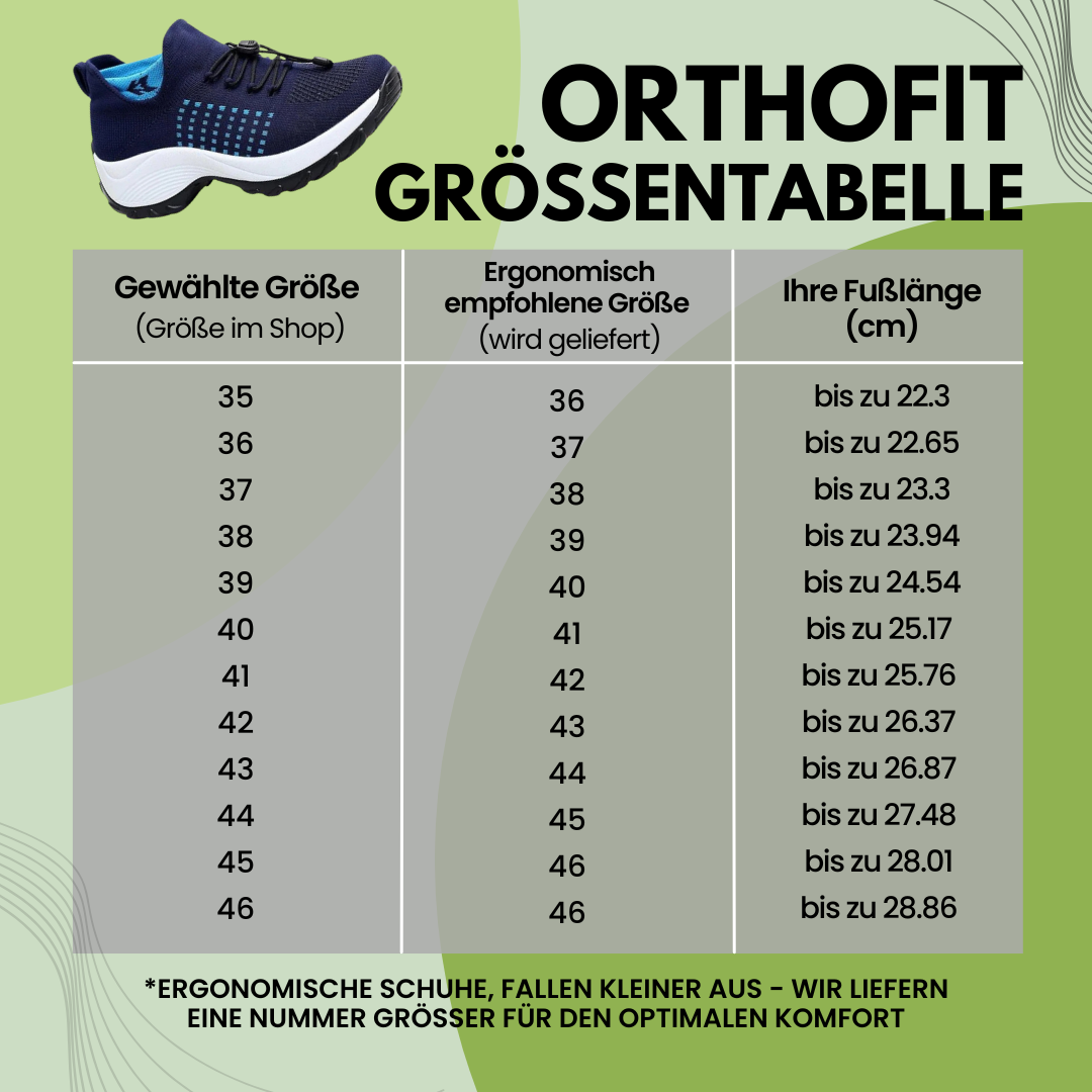 1+1 GRATIS| Orthofit - ergonomische schmerzlindernde Komfort-Schuhe für Damen