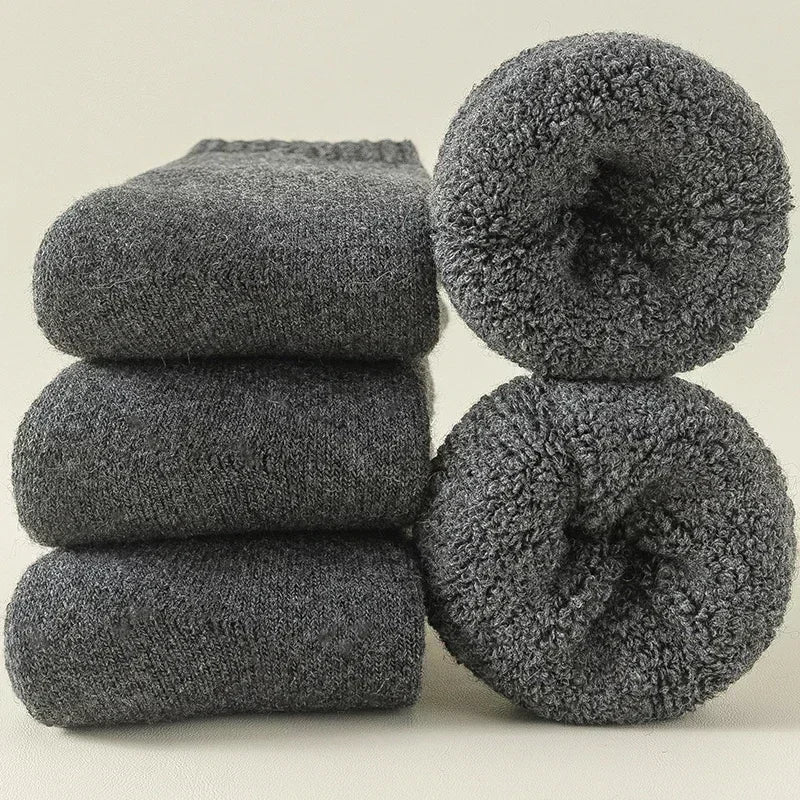 Warme und kuschelige Socken aus Merinowolle (3 Paar)