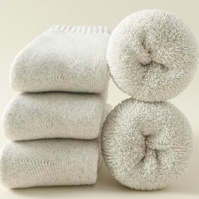 Warme und kuschelige Socken aus Merinowolle (3 Paar)